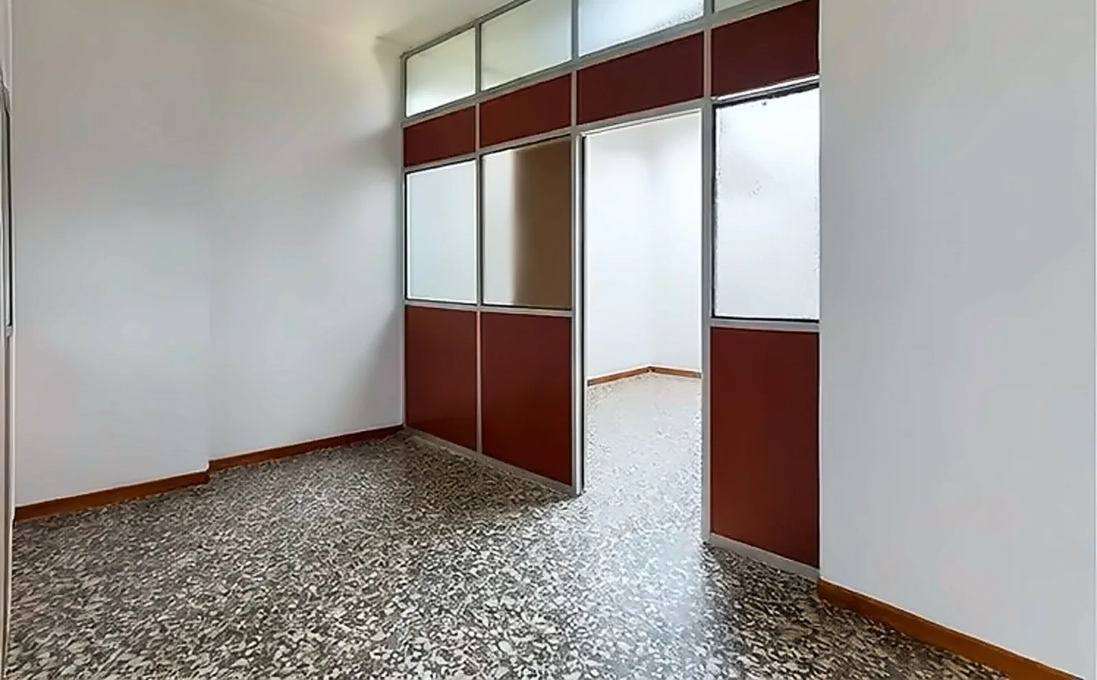 Existing interior partitions