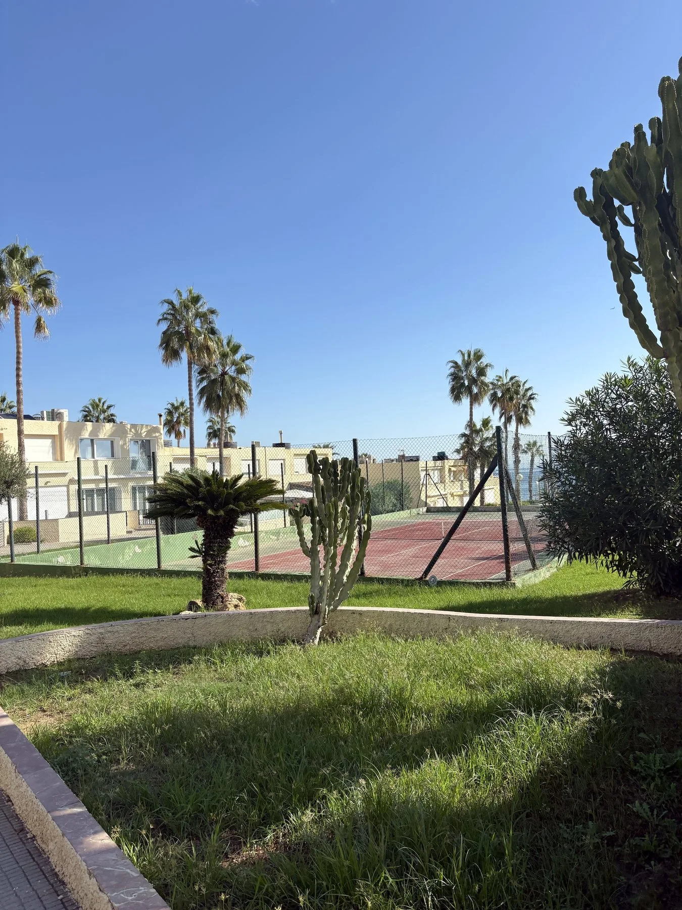Landscaped gardens of the community